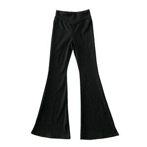 SHEIN Womens Size XS Black Pull-On Flare Leg Stretch Pants